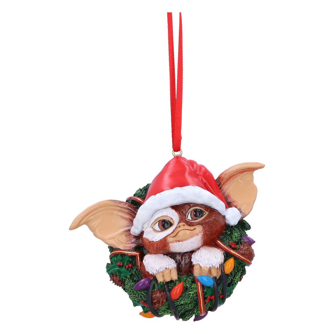 Gremlins gizmo in wreath hanging ornament 10cm