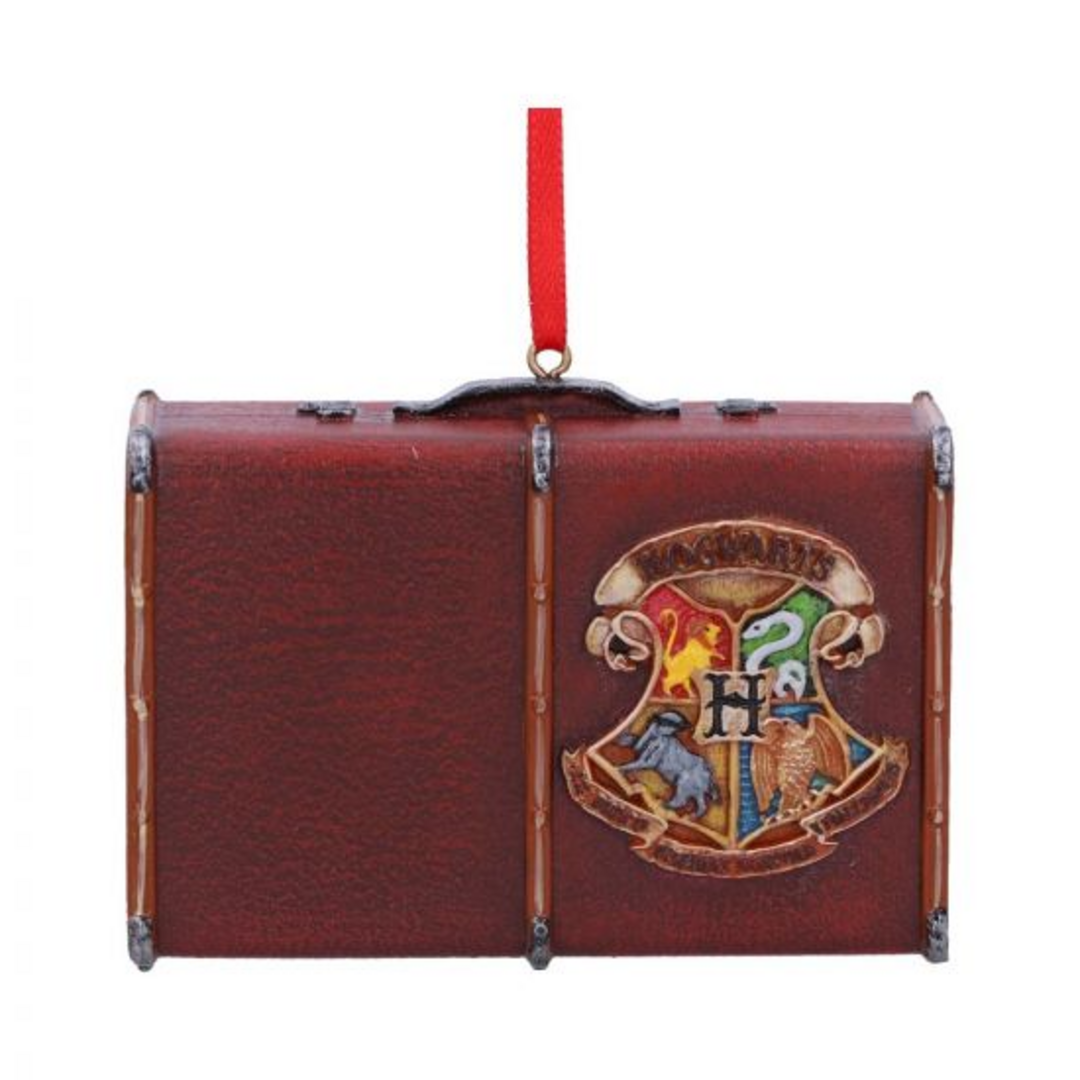 Harry potter hogwarts suitcase hanging ornament