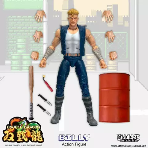 Reservar Figura Billy Lee Double Dragon Deluxe Action Syndicate Figuras Estándar