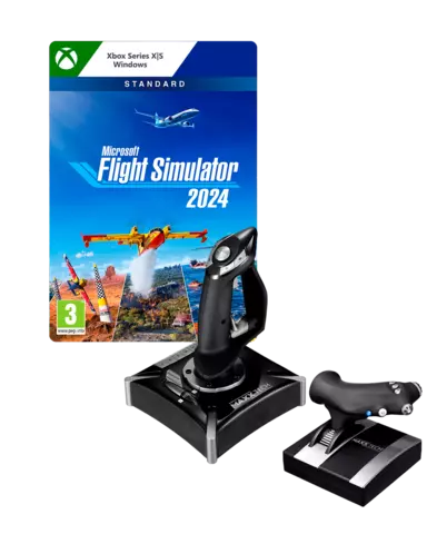 Pack Microsoft Flight Simulator 2024 Edición Estándar + FlightStick HOTAS Pro Flight Combo Maxx Tech