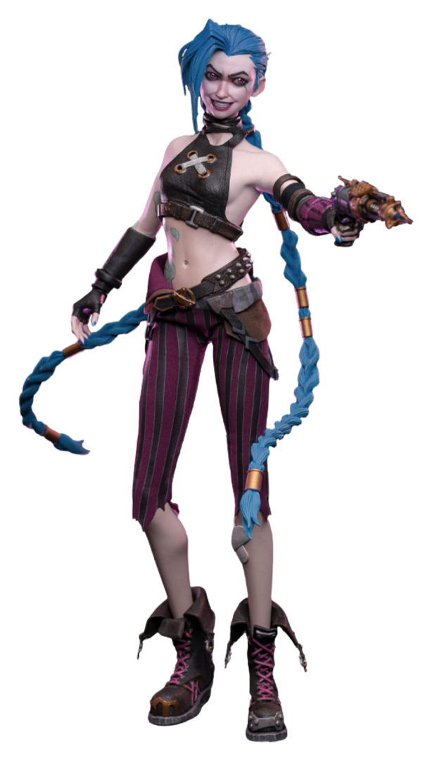 Figura jinx arcane league of legends 1/6 hot toys 27cm