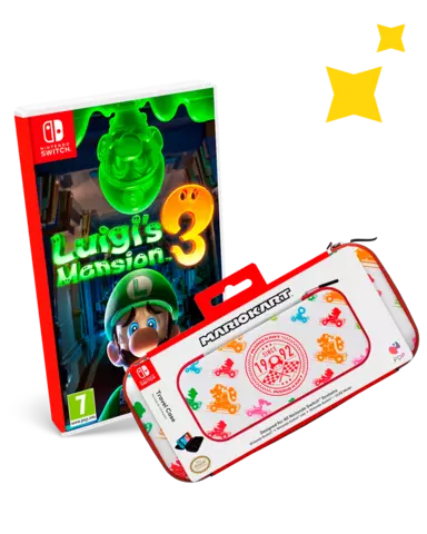 Luigi's Mansion 3 + Funda Mario Kart Racers