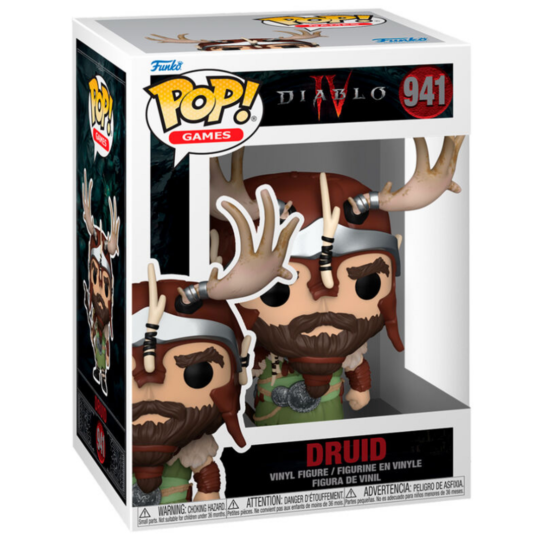 Funko Pop! Games: Diablo 4- Druid - Figura de Vinilo Coleccionable - Idea de Regalo- Mercancia Oficial - Juguetes para Niños y Adultos - Video Games Fans - Muñeco para Coleccionistas y Exposición