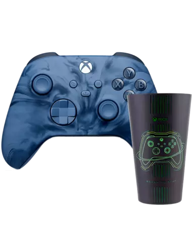 Comprar Mando Inalámbrico Stormcloud Vapor + Vaso de Cristal Xbox con Licencia Oficial Xbox Series Estándar