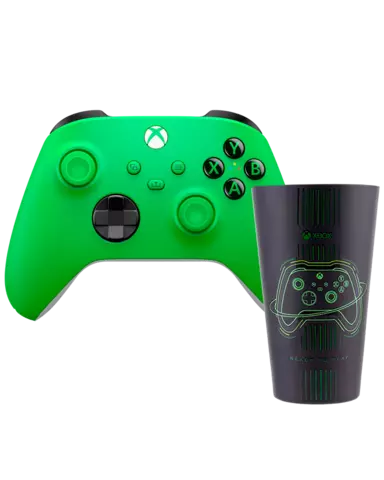 Comprar Mando Inalámbrico Velocity Green + Vaso de Cristal Xbox con Licencia Oficial Xbox Series