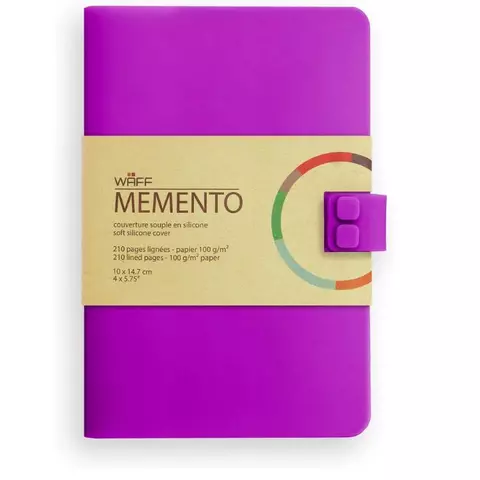 Libreta Memento M Purpura Vibrante/Purple Vibrant