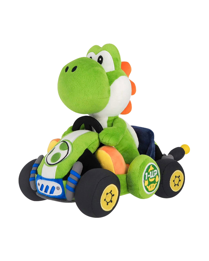 Peluche Yoshi San-ei Boeki Mario Kart World 27 cm