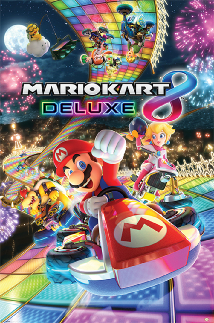 Poster nintendo mario kart 8 deluxe