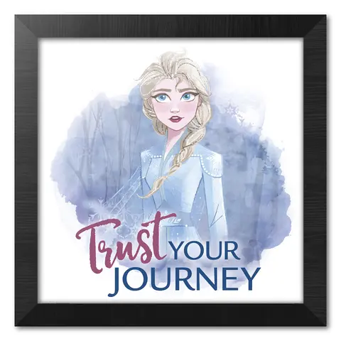 Comprar Print Enmarcado 30X30 cm Disney Frozen Trust Your Journey 