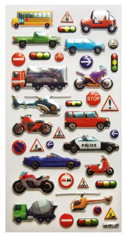 Comprar Pegatinas Tweeny Foamy Decor Vehiculos Ciudad 
