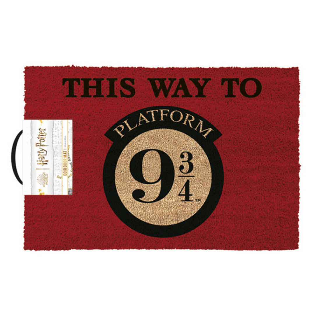 Harry potter - felpudo this way to platform 9 3/4