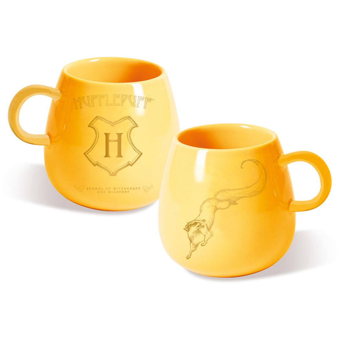 PYRAMID INTERNATIONAL Harry Potter Taza con Forma de (Hufflepuff) en Caja de presentación, 315 ml, Producto Oficial