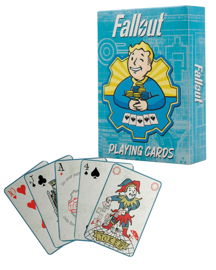 Baraja de cartas fallout playing cards deck