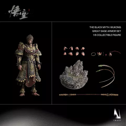Reservar Figura Wukong Armadura Gran Sabio Black Myth Wukong 1/6 Queen Studios Figuras Estándar
