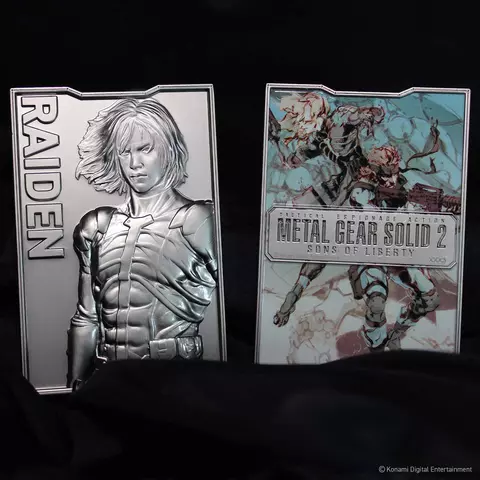 Reservar Placa Metálica Raiden Metal Gear Solid 2 Edición Limitada Fanattik Limitada