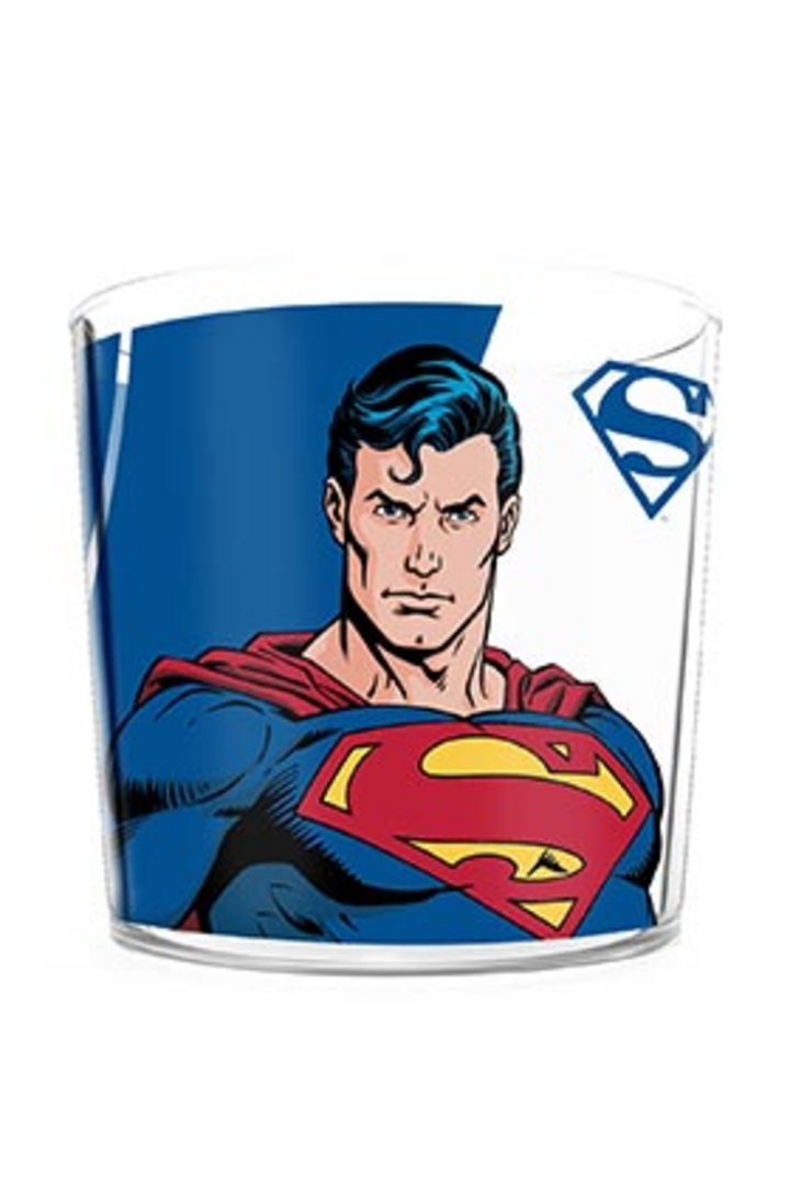 Vaso cristal superman universo dc