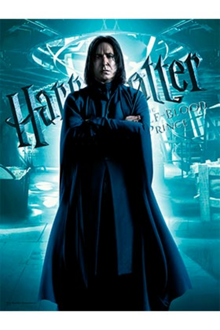 Poster De Vidrio Snape Misterio Principe 30X40 Harry Potter