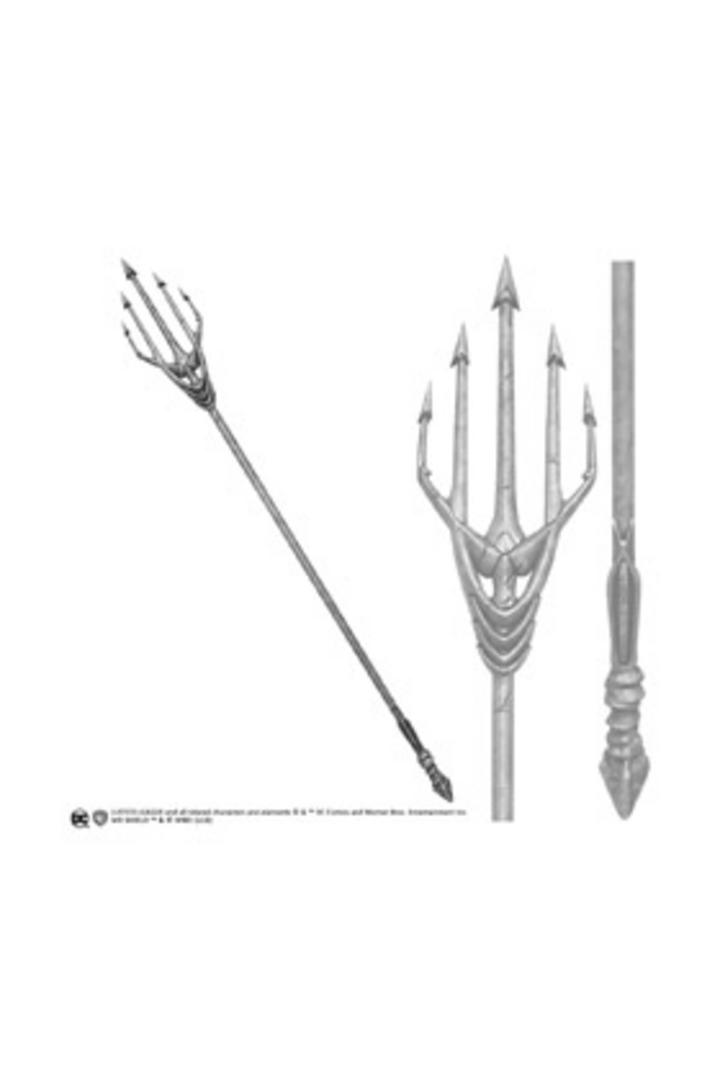 Tridente aquaman replica escala 1/1 186 cm dc justice league