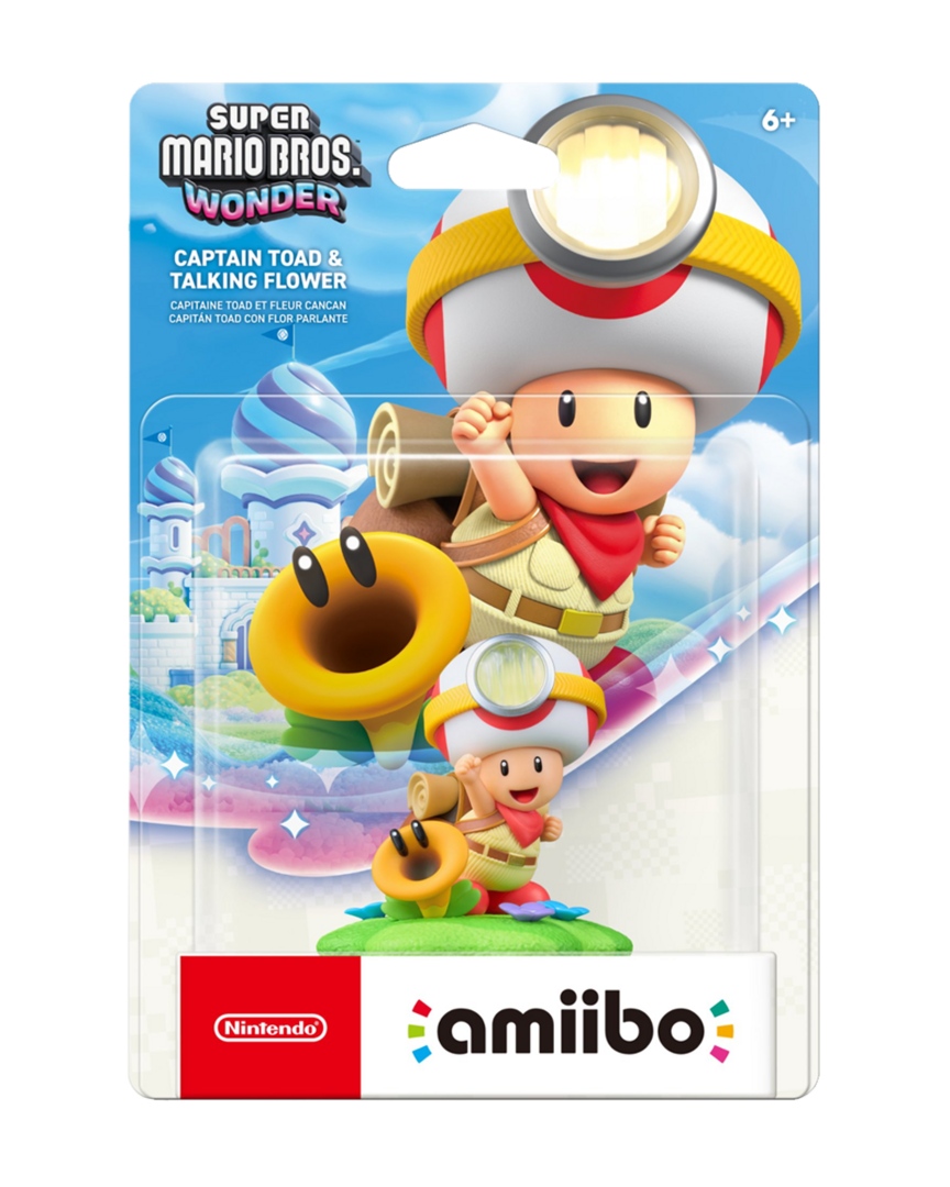 Figura Amiibo - Nintendo Super Mario Bros. Wonder: Captain Toad & Talking Flower – imagen 2
