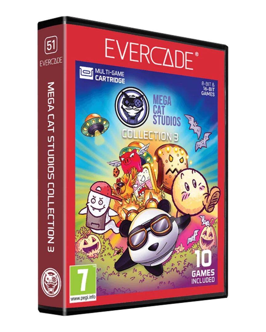 Cartucho evercade mega cat studios collection 3
