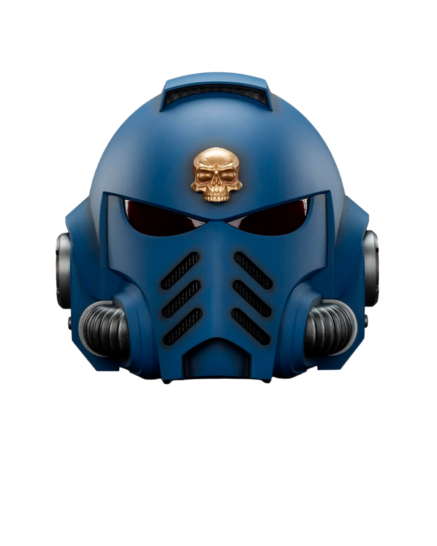 Réplica Casco MkX Warhammer 40.000 Ultramarines 1/1 JoyToy