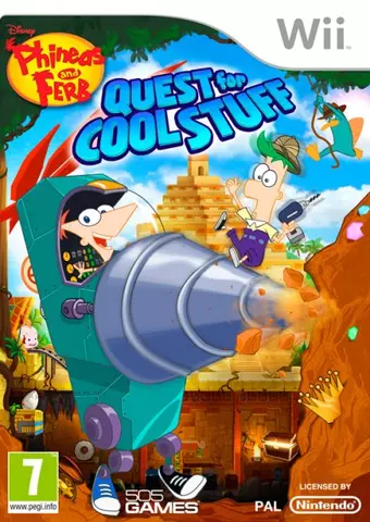 Comprar Phineas and Ferb: Quest for Cool Stuff WII - Videojuegos