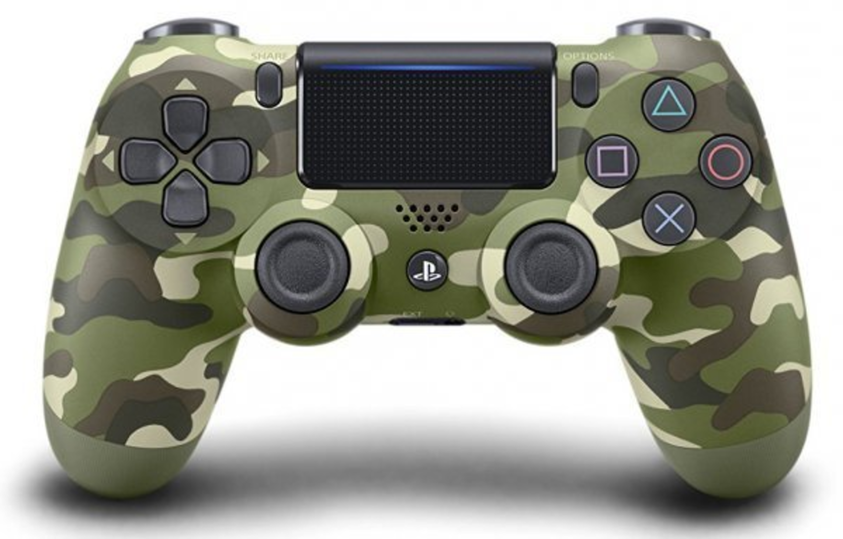 Mando dualshock 4 green camouflage v3