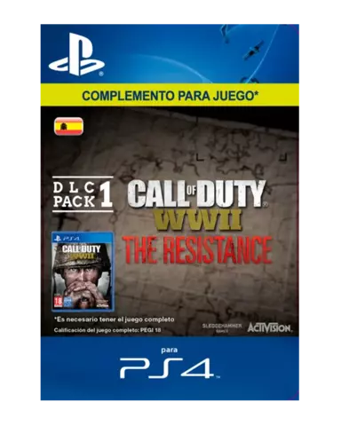Comprar Call of Duty: WWII - La Resistencia Playstation Network PS4