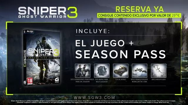 Comprar Sniper: Ghost Warrior 3 Edición Season Pass PC screen 1 - 00.jpg - 00.jpg