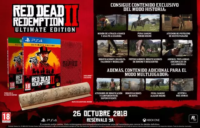 Comprar Red Dead Redemption 2 Ultimate Edition PS4 Limitada screen 1 - 00.jpg - 00.jpg