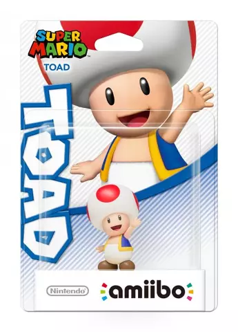 Figura Amiibo Toad (Serie Super Mario)