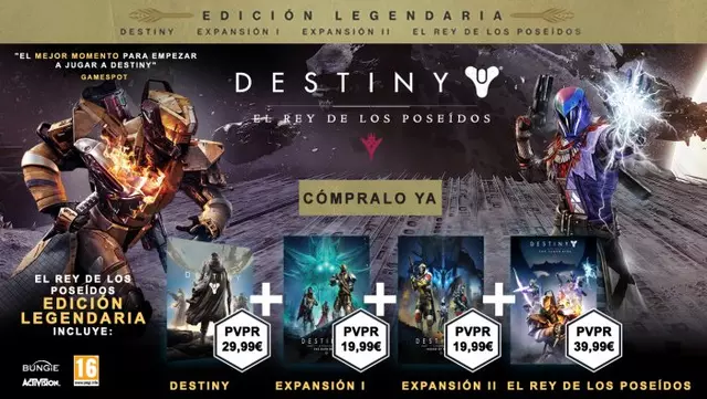 Comprar Destiny: El Rey de los Poseídos Edición Legendaria Day One Xbox 360 Deluxe screen 2 - 01.jpg