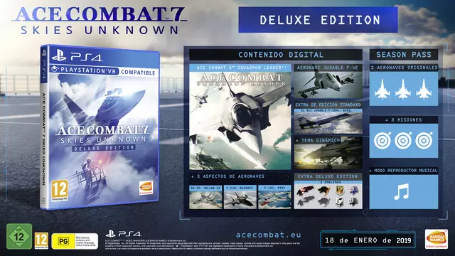 Comprar Ace Combat 7: Skies Unknown Edición Deluxe PS4 Deluxe screen 1