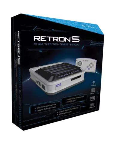 Comprar Consola Retron 5 Gris + Mando Bluetooth 