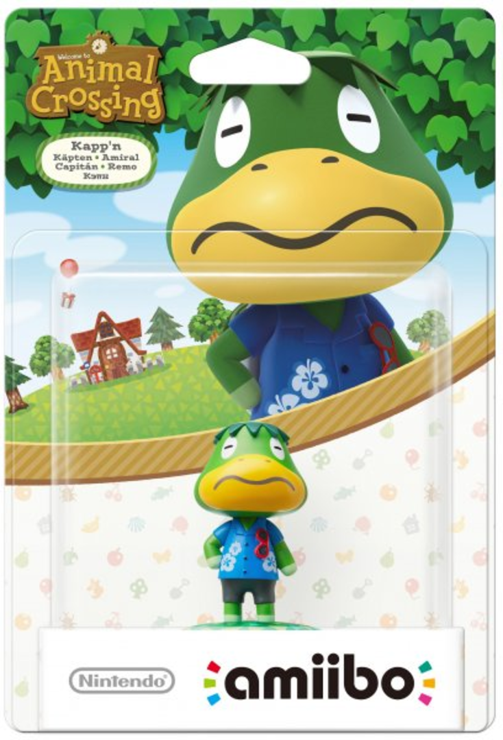 Figura amiibo capitán (serie animal crossing)