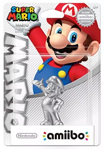 Comprar Figura Amiibo Mario Silver Limitada (Serie Super Mario) Figuras amiibo