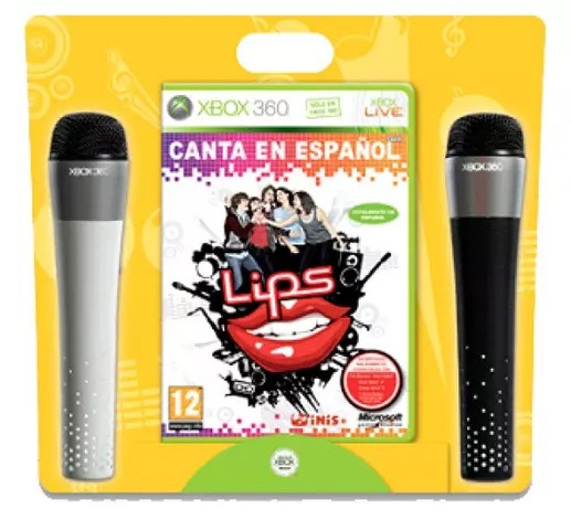 Comprar Lips: Canta En Espanol + Micros Inalambricos Xbox 360 - Videojuegos - Videojuegos