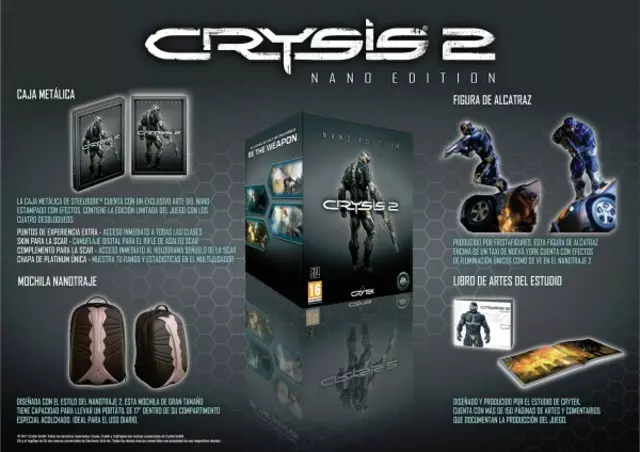 Comprar Crysis 2 Edición Nano PC - Videojuegos - Videojuegos