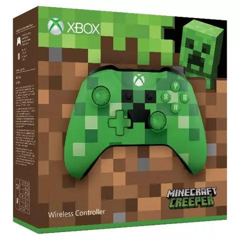 Comprar Mando Wireless Minecraft Verde Creeper Xbox One - 01.jpg - 01.jpg