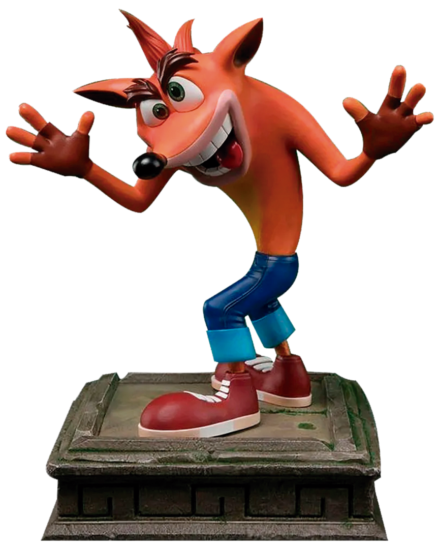 Estatua crash bandicoot 41cm