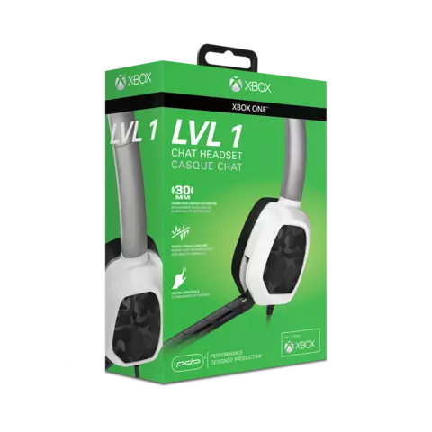 Comprar Auriculares Afterglow Mono Chat LVL 1 Camuflaje Blanco  - Xbox One, Auriculares