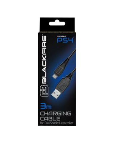 Cable de carga ARDISTEL Blackfire para Dualshock PS4