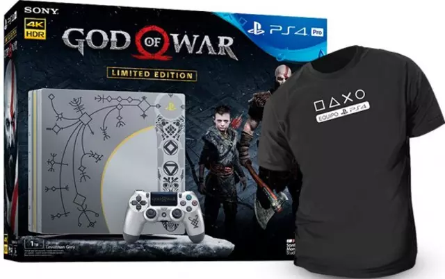 Comprar PS4 Consola Pro 1TB God of War Edición Limitada PS4 Limitada - Consolas