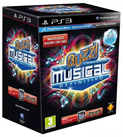 Comprar Buzz: El Concurso Musical Definitivo + Buzzers PS3 - Videojuegos - Videojuegos