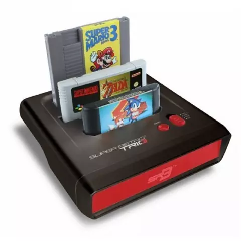 Comprar Consola RetroTrio SNES/NES/Genesis Rojo/Negro screen 1 - 1.jpg