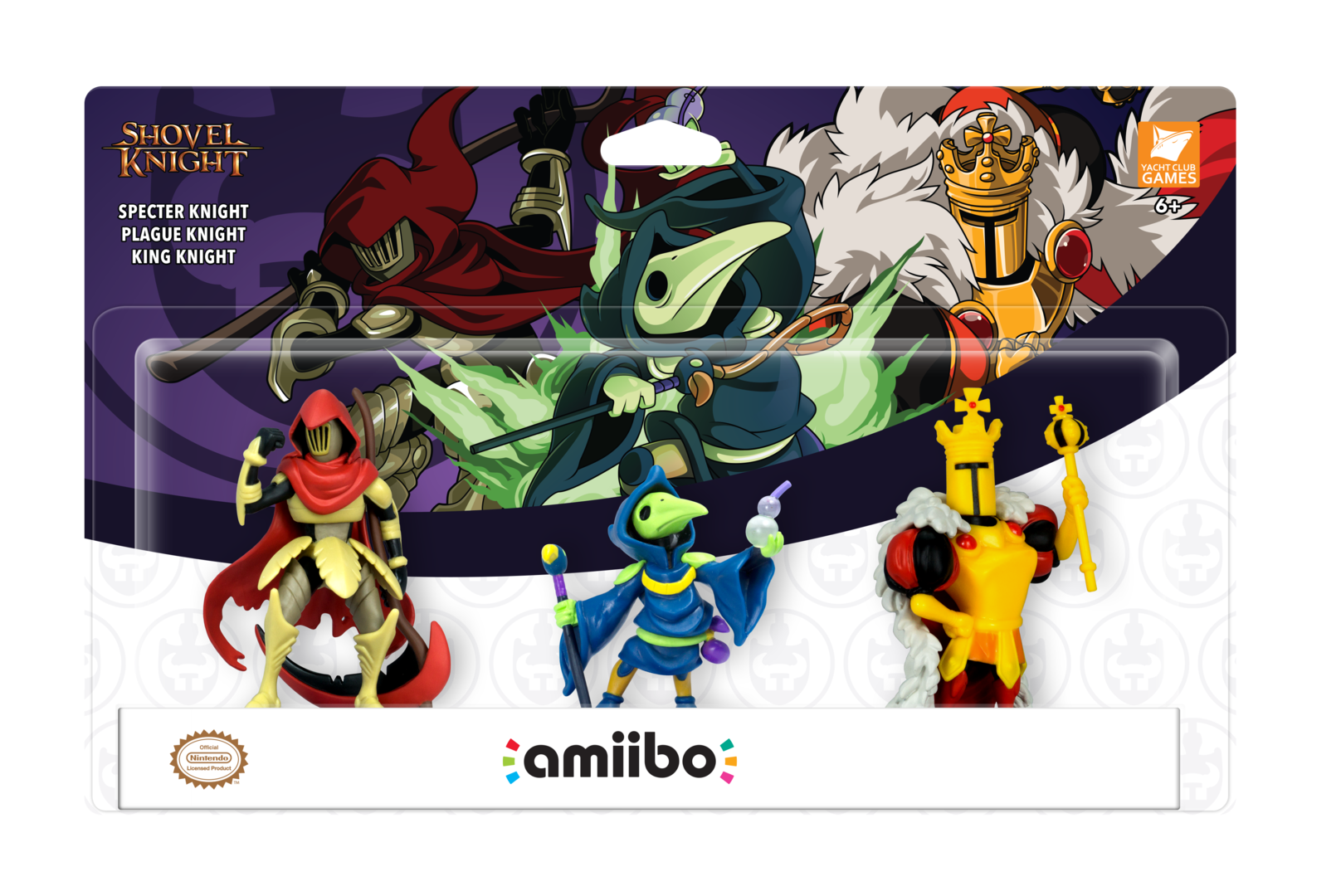 Pack 3 amiibos shovel knight: treasure trove