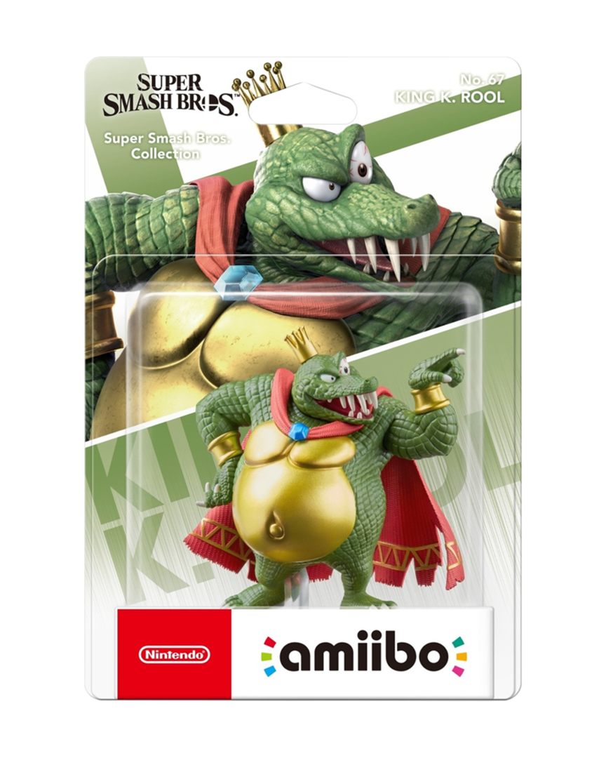 Figura amiibo king k. rool (serie super smash bros.)