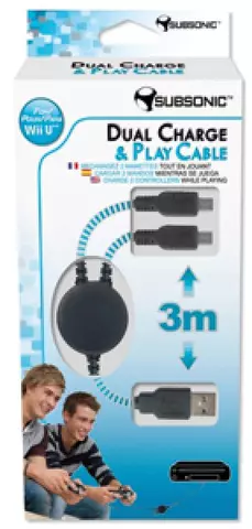 Comprar Cable Dual Play & Charge Wii U - Accesorios