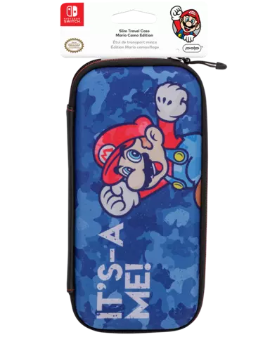 Funda Slim Travel Case Edición Mario Camo