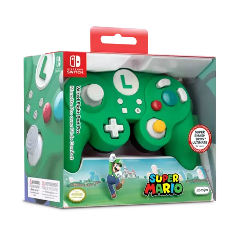 Comprar Super Mario 3D World + Bowser's Fury + Mando Smash Pad Pro Luigi con Cable Switch Pack Mando Luigi